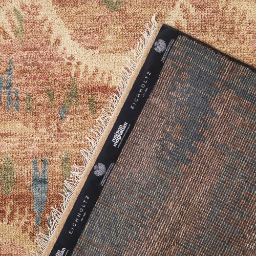 Tapis 24 - Marlton - Small-sized indoor carpet with vibrant orange accents - Pacific Compagnie.