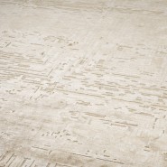 Tapis 24 - Featherstone - Small size luxury carpet in beige and grey - Pacific Compagnie.