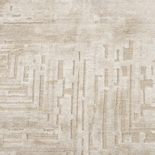 Tapis 24 - Featherstone - Large size luxury indoor carpet in beige and grey - Pacific Compagnie.