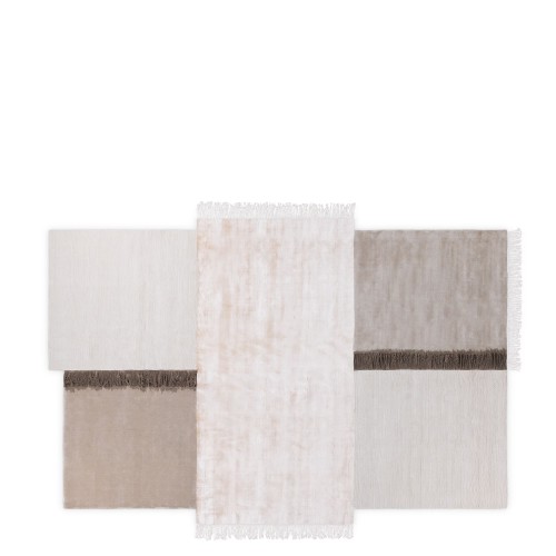 Tapis 24 - Blakemore | Tapis en coton et laine, beige et gris, de style intérieur - Pacific Compagnie.