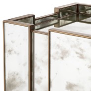 Table de chevet 24 - Nottingham - Nottingham bedside table with eclectic, mixed-material design - Pacific Compagnie.