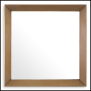 Miroir 24 - Othello carré - Stylish and modern mirror with adjustable tilt and secure wall mounting - Pacific Compagnie.