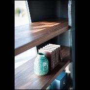 Bibliothèque 154 - Racing - Cuir Pacific Compagnie.