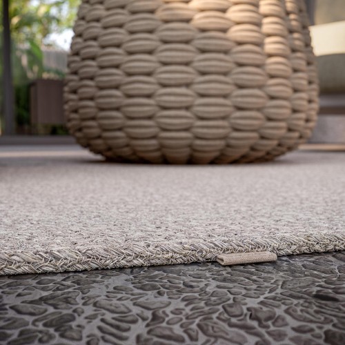 Tapis 48 - Mareno - Tapis de luxe en PVC et polyés, teintes neutres et naturelles, pour intérieur - Pacific Compagnie.