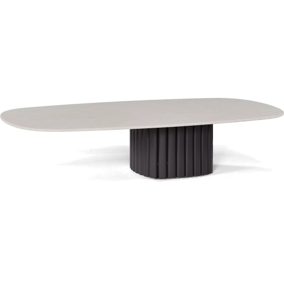 Table basse 128x72 48 - Nami - Table basse d'extérieur en Marble white - Pacific Compagnie.