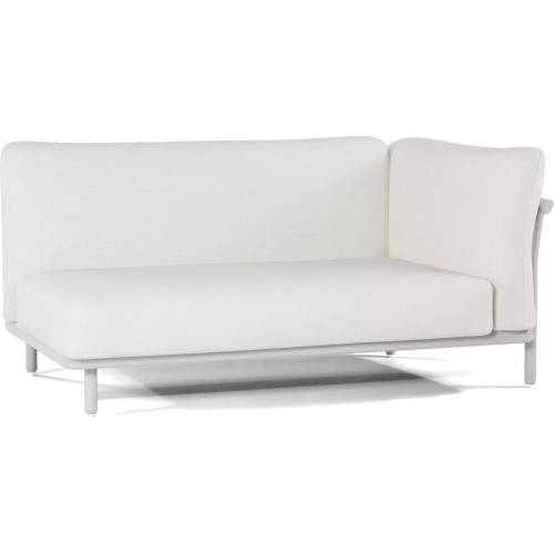 Double siège 48 - Nami - Modern outdoor sofa in Lava/Flint color - Pacific Compagnie.