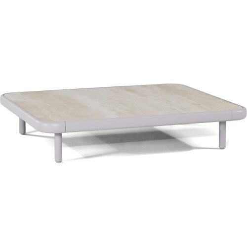 Repose - pieds Ceramic Insert 48-Nami - Stylish outdoor pouf with ceramic insert and multiple color options - Pacific Compagnie.