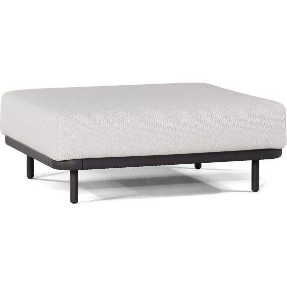 Repose - pieds Full Alu 48-Nami - Luxury outdoor footstool with powder coated aluminium frame - Pacific Compagnie.