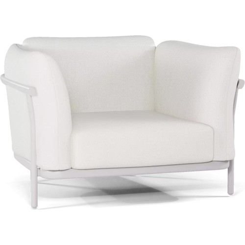 Lounge Chair 48 - Nami - Chaise d'extérieur de luxe en aluminium, Lava/Flint - Pacific Compagnie.