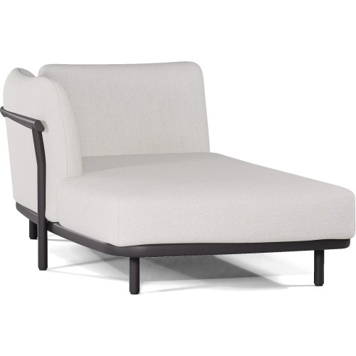 Chaise Longue 48 - Nami - Confortable chaise longue de luxe en Lava/Flint - Pacific Compagnie.