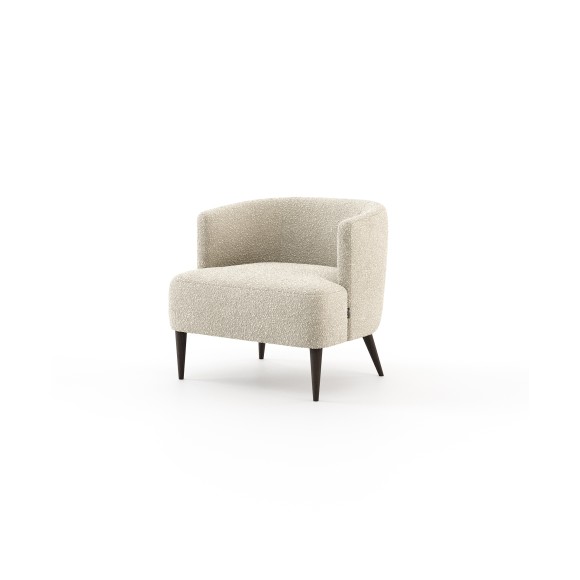 Fauteuil 174 - Veera - Wooden frame with fabric upholstery in various colors - Pacific Compagnie.