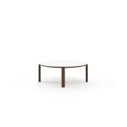 Table d’appoint 174 - Tasos - Compact wood and ceramic sidetable for living rooms - Pacific Compagnie.