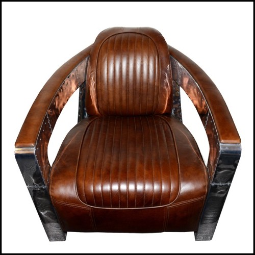 Fauteuil 22 - Aviator Riveted - Style Aviateur - Pacific Compagnie.