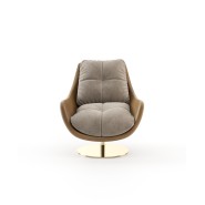 Fauteuil 174 - Sophia | Fauteuil design en tissu et métal - Pacific Compagnie.
