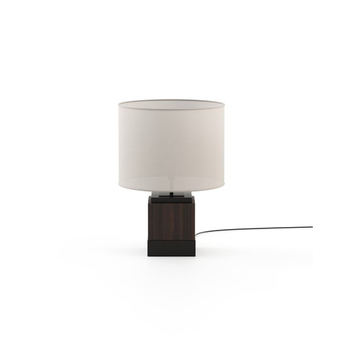Lampe de bureau 174 - Smith - Wooden marble and metal desk lamp in matte finish - Pacific Compagnie.