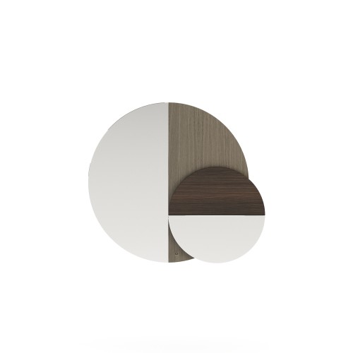 Miroir 174 - Scilly - Walnut wooden mirror frame - Pacific Compagnie.