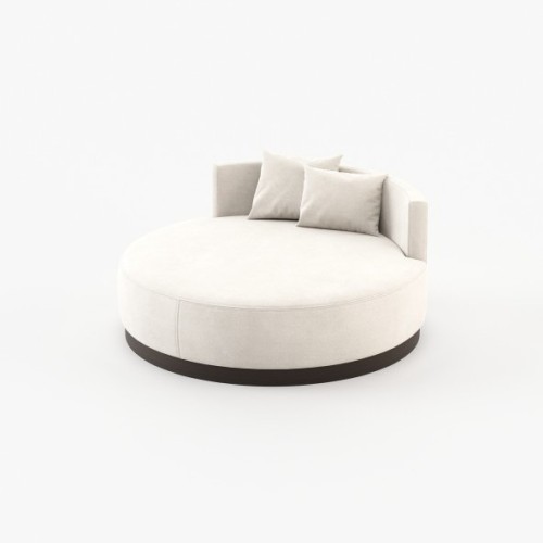 Chaise longue 174 - Scarlet - Contemporary outdoor chaise longue featuring durable fabric and sleek metal design - Pacific Compa