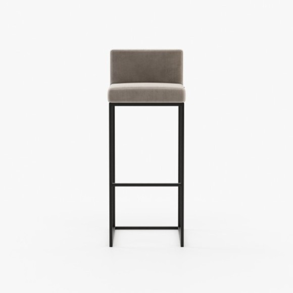 Tabouret de bar 174 - Peter - Adjustable height bar stool with sturdy metal base - Pacific Compagnie.