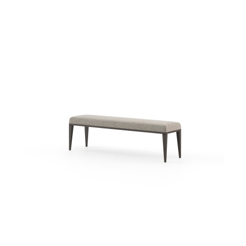 Banc 174 - Amy | Banc en bois et tissu avec coussin Vienna kaki - Pacific Compagnie.