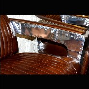 Fauteuil 22 - Aviator Riveted - Rivets Aluminium - Pacific Compagnie.