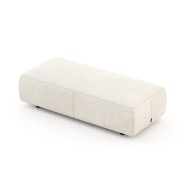 Banc 174 - Benner - Vienna Cream fabric bench with metal frame - Pacific Compagnie.