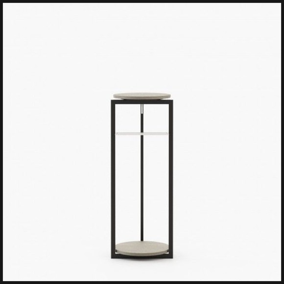 Portemanteau 174 - Airon - Wooden coat rack with walnut matte finish - Pacific Compagnie.