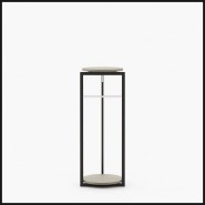 Portemanteau 174 - Airon - Wooden coat rack with walnut matte finish - Pacific Compagnie.