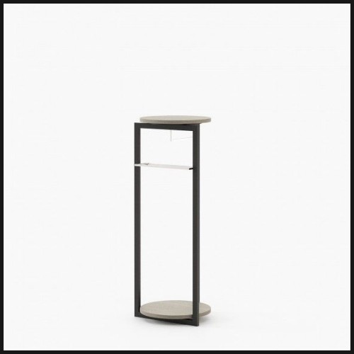 Portemanteau 174 - Airon - Coat hanger with metal hooks and wooden structure - Pacific Compagnie.