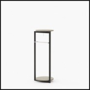 Portemanteau 174 - Airon - Coat hanger with metal hooks and wooden structure - Pacific Compagnie.