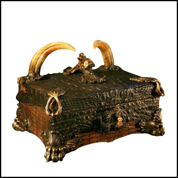 Cigar Box 120 - Crocodile - Rangement Pacific Compagnie.
