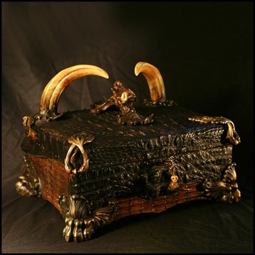 Cigar Box 120 - Crocodile - Luxe Pacific Compagnie.