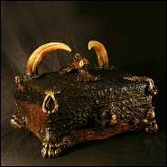 Cigar Box 120 - Crocodile - Luxe Pacific Compagnie.