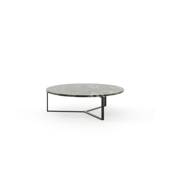 Table basse 174 - Dili - Smoked Eucalyptus coffee table with marble top - Pacific Compagnie.
