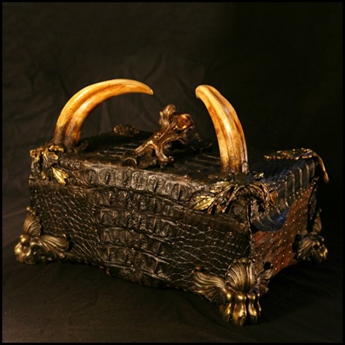 Cigar Box 120 - Crocodile - Élégant Pacific Compagnie.