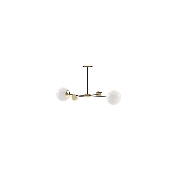 Suspension 174 - Janis - Suspension luminaire en acier inoxydable poli - Pacific Compagnie.