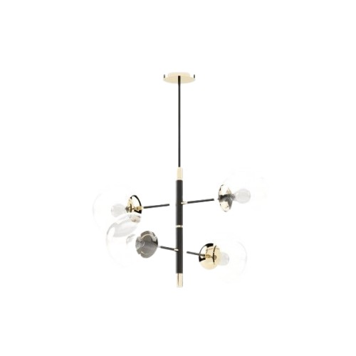 Suspension 174 - Meredith - Suspension en acier inoxydable poli de style moderne - Pacific Compagnie.