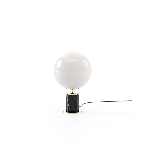 Lampe de bureau 174 - Marcel - Black and white table lamp with marble base - Pacific Compagnie.