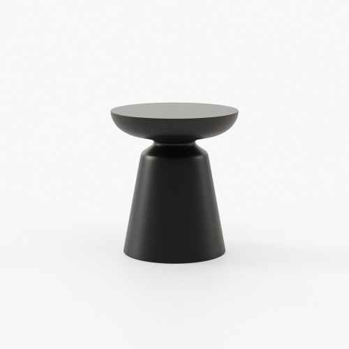 Table d’appoint 174 - Cap | Table d’appoint 174-Cap laqué avec pieds métalliques - Pacific Compagnie.