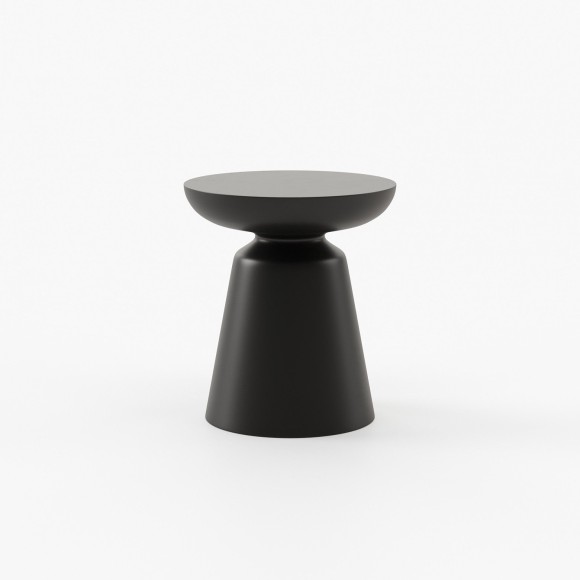 Table d’appoint 174 - Cap | Table d’appoint 174-Cap laqué avec pieds métalliques - Pacific Compagnie.