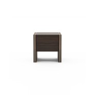 Table de chevet 174 - Mucala - Wooden bedside table with walnut finish - Pacific Compagnie.