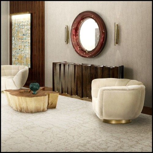 Miroir 155 - Red Mirror - Rouge Pacific Compagnie.