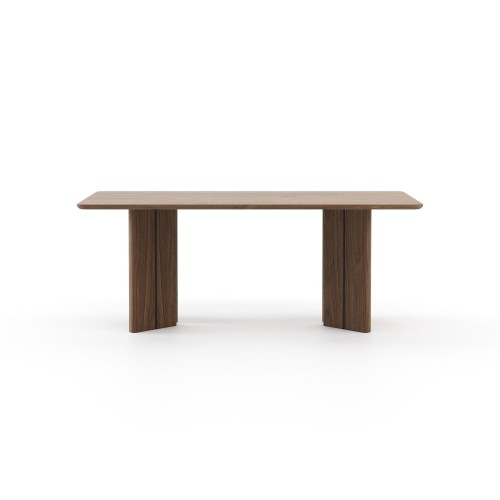 Table à manger 174 - Ponza - Wood and metal fusion in a stylish dining table - Pacific Compagnie.