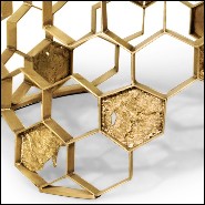 Table basse 155 - Manuka - Luxury matte brass finish coffee table for modern interiors - Pacific Compagnie.