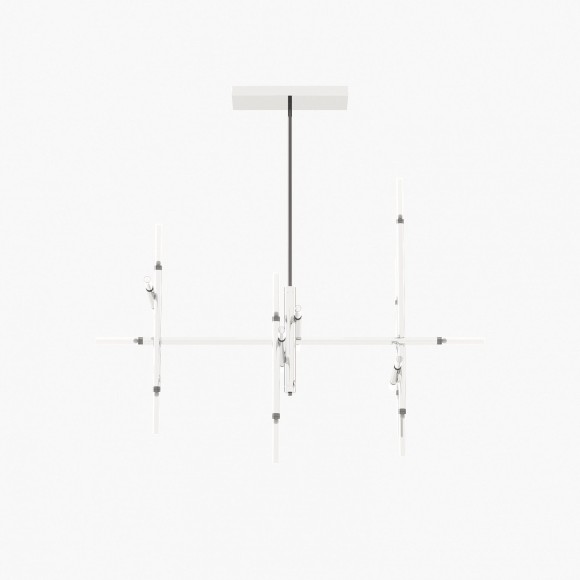 Suspension 174 - Robert - Polished stainless steel suspension lamp in large size - Pacific Compagnie.