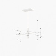 Suspension 174 - Robert - Suspension light with metal material and polished finish - Pacific Compagnie.