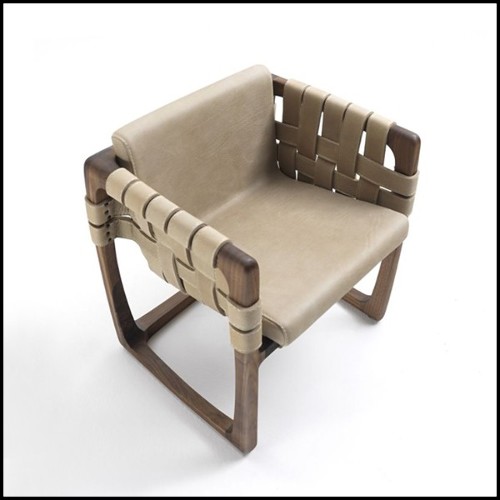 Chaise de repas 154 - Webbing - Padded Pacific Compagnie.