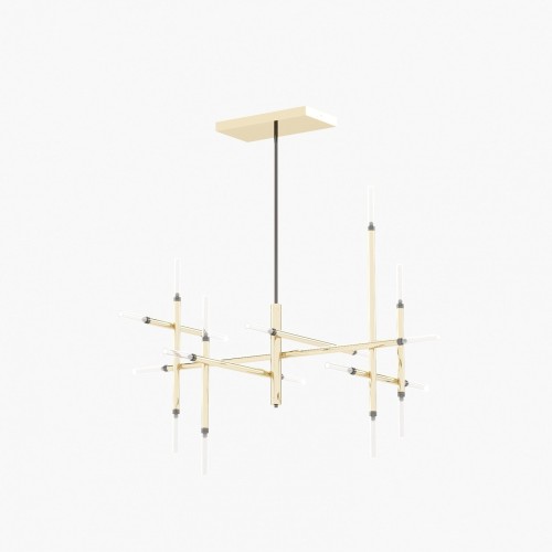 Suspension 174 - Robert - Lampe suspension acier inoxydable, dimensions variées - Pacific Compagnie.