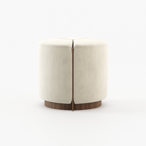 Pouf 174 - Himalaias - Pouf 174-Himalaias, stylish footstool with 48cm height - Pacific Compagnie.