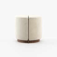 Pouf 174 - Himalaias - Pouf 174-Himalaias, stylish footstool with 48cm height - Pacific Compagnie.