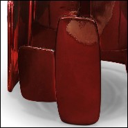 Table d'appoint 155 - Brazero - Rouge Pacific Compagnie.